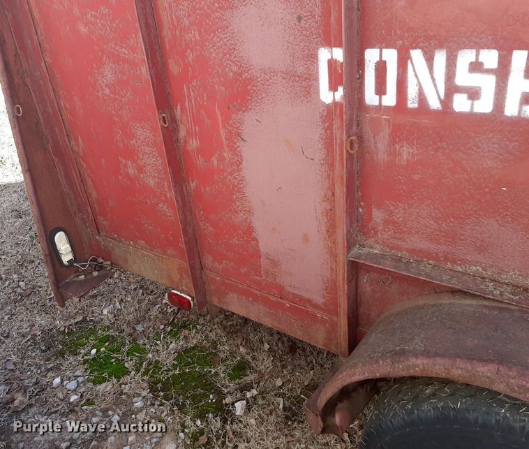 image for item DP2585 Shop made utility trailer