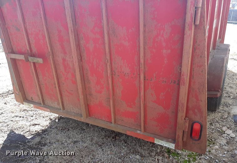 image for item DP2585 Shop made utility trailer