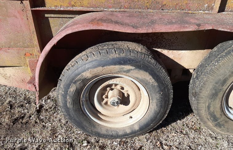 image for item DP2585 Shop made utility trailer