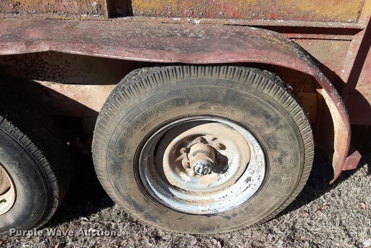 image for item DP2585 Shop made utility trailer