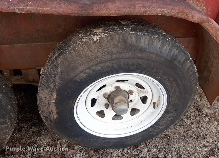 image for item DP2585 Shop made utility trailer