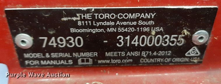 image for item DP2587 Toro Z Master Professional ZTR lawn mower