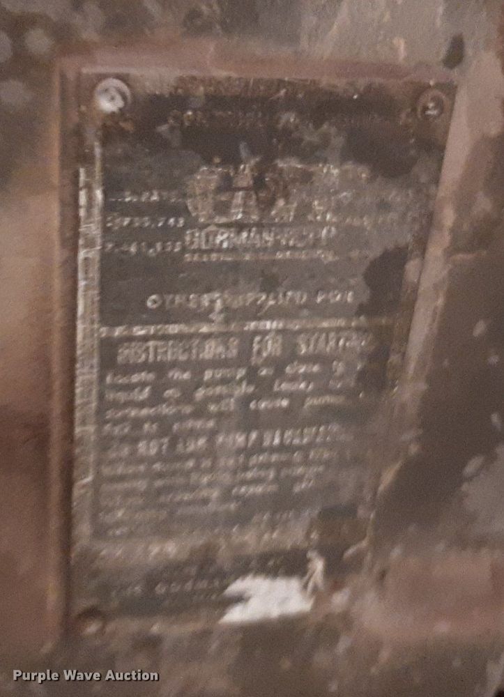 image for item DV9778 Gorman Rupp pump