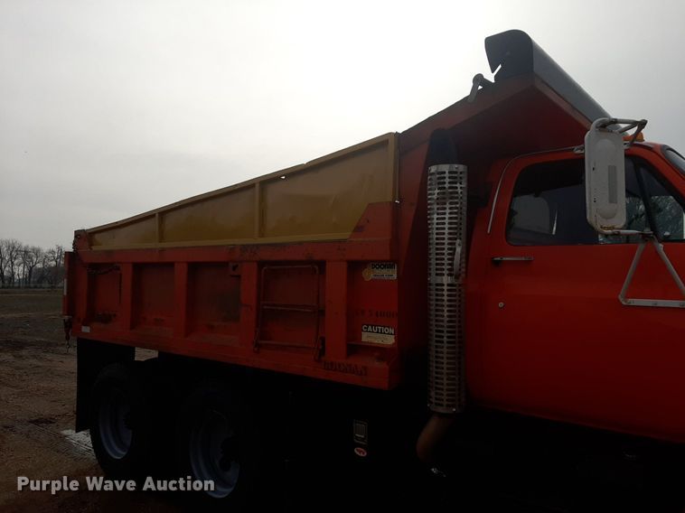 image for item DV9784 1988 GMC Top Kick dump truck