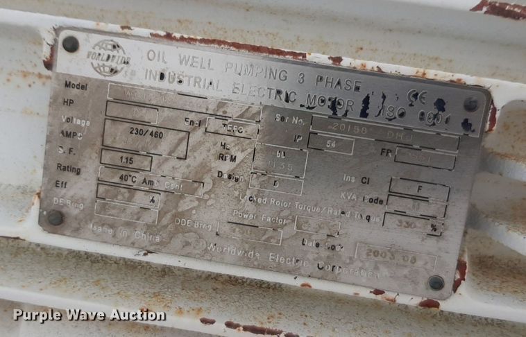 image for item DV9791 Oilfield equipment