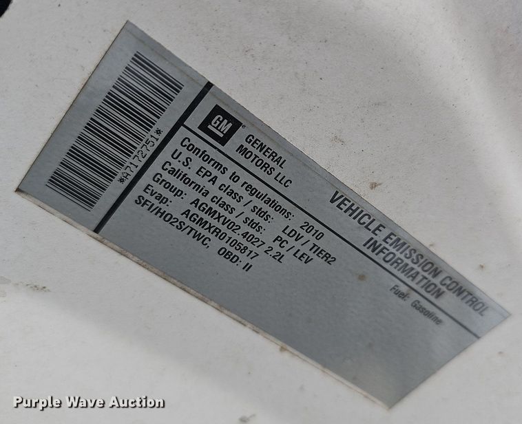 image for item EJ5864 2010 Chevrolet Cobalt 