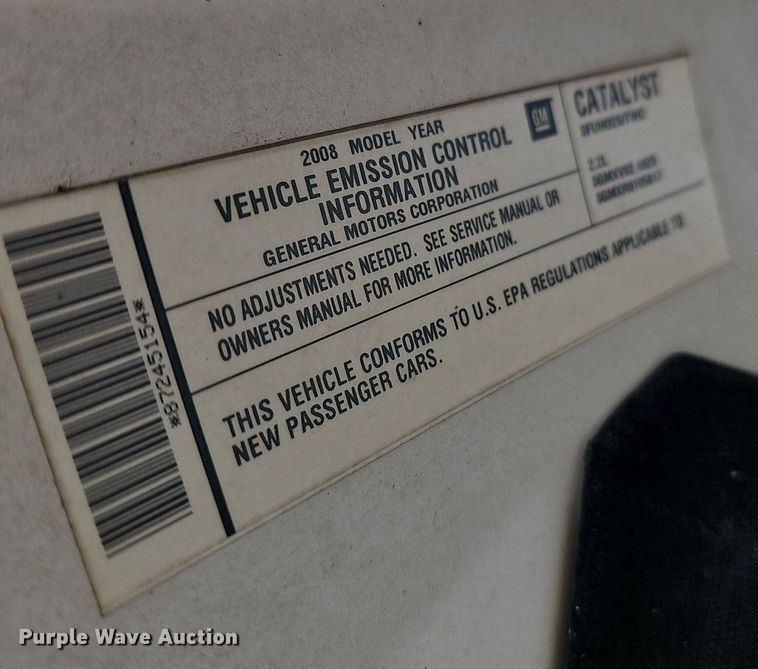 image for item EJ5865 2008 Chevrolet Cobalt LS 