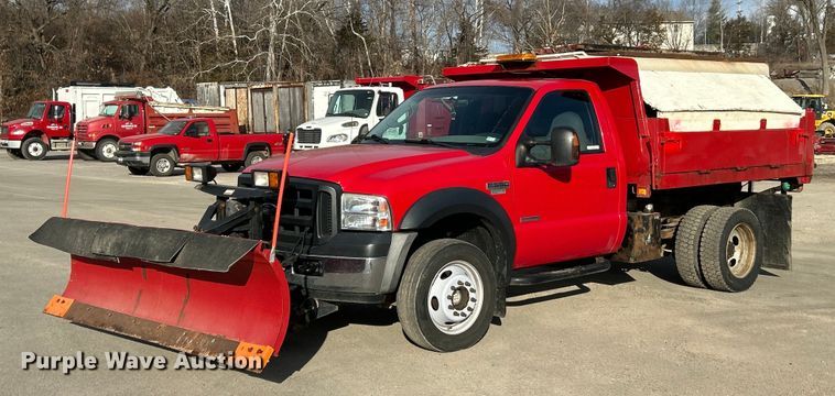 image for item EK4016 2007 Ford F550 Super Duty XL dump truck