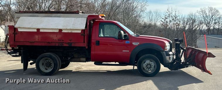 image for item EK4016 2007 Ford F550 Super Duty XL dump truck