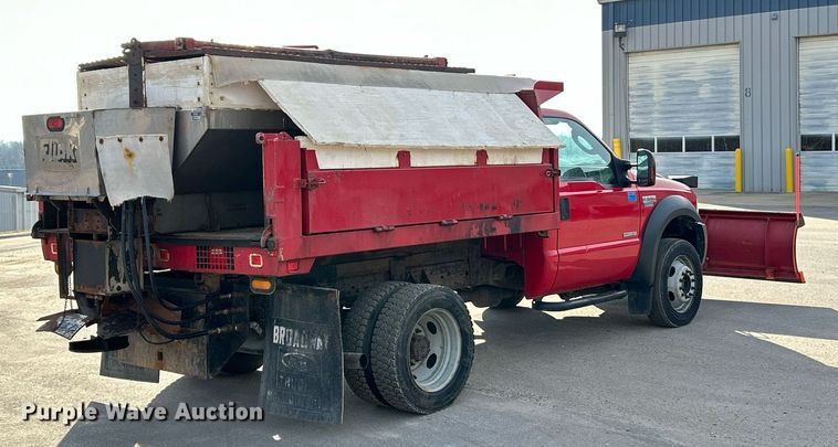 image for item EK4016 2007 Ford F550 Super Duty XL dump truck