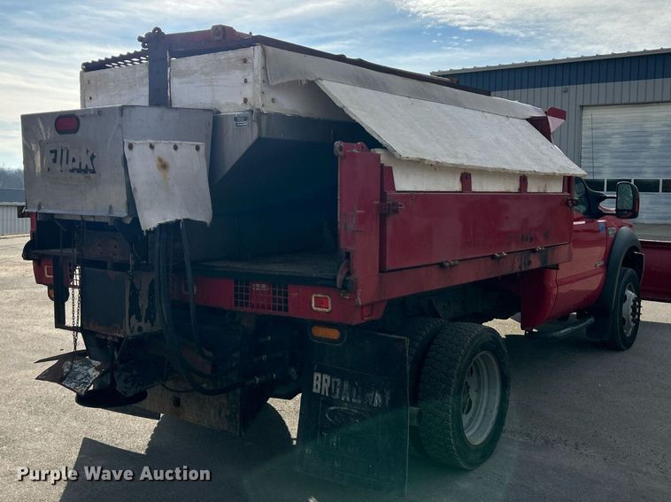 image for item EK4016 2007 Ford F550 Super Duty XL dump truck
