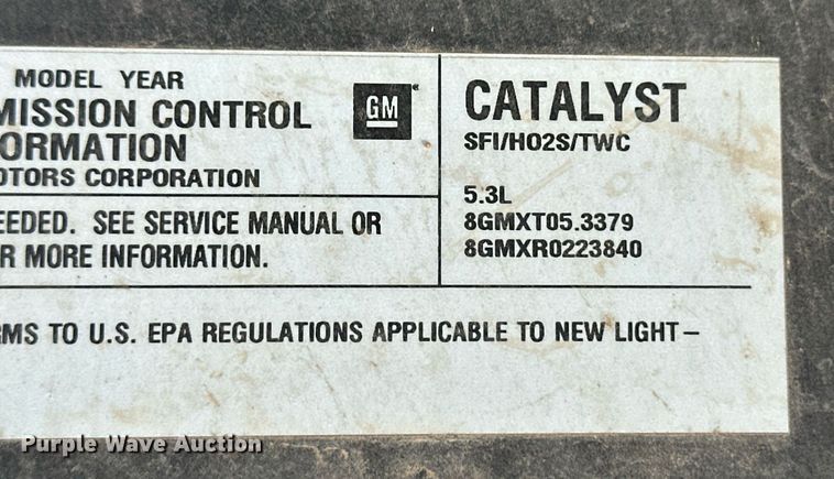 image for item EK9983 2008 Chevrolet Suburban SUV