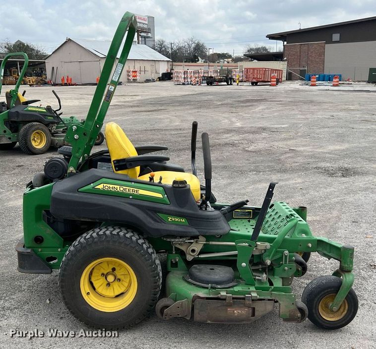 image for item KV9874 John Deere Z930M ZTR lawn mower