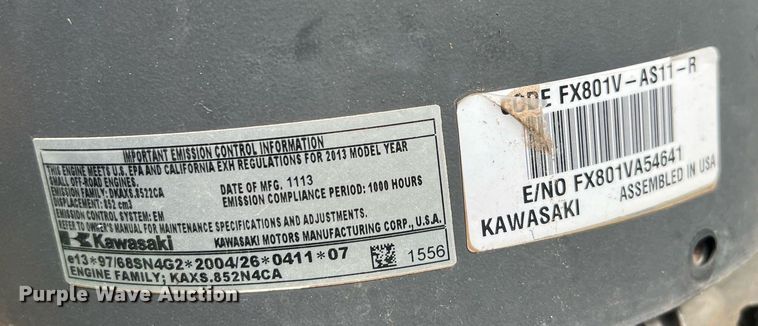 image for item KV9874 John Deere Z930M ZTR lawn mower