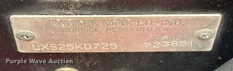 image for item KV9879 Exmark LXS25KD725 ZTR lawn mower