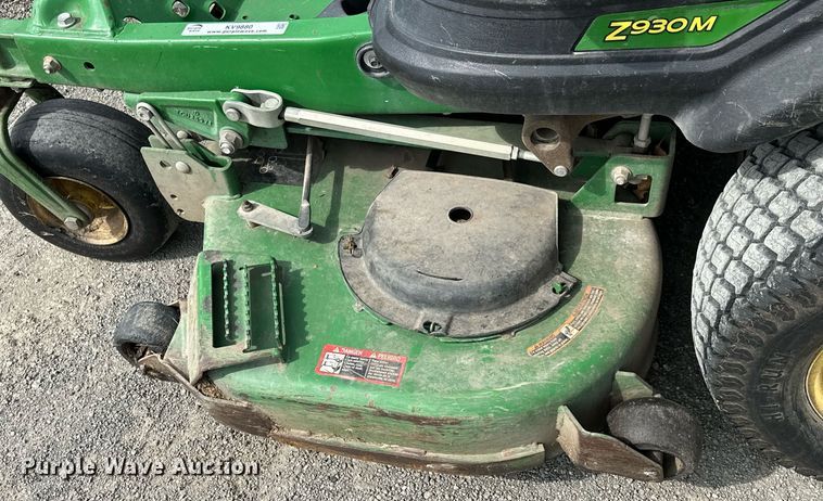image for item KV9880 John Deere Z930M ZTR lawn mower