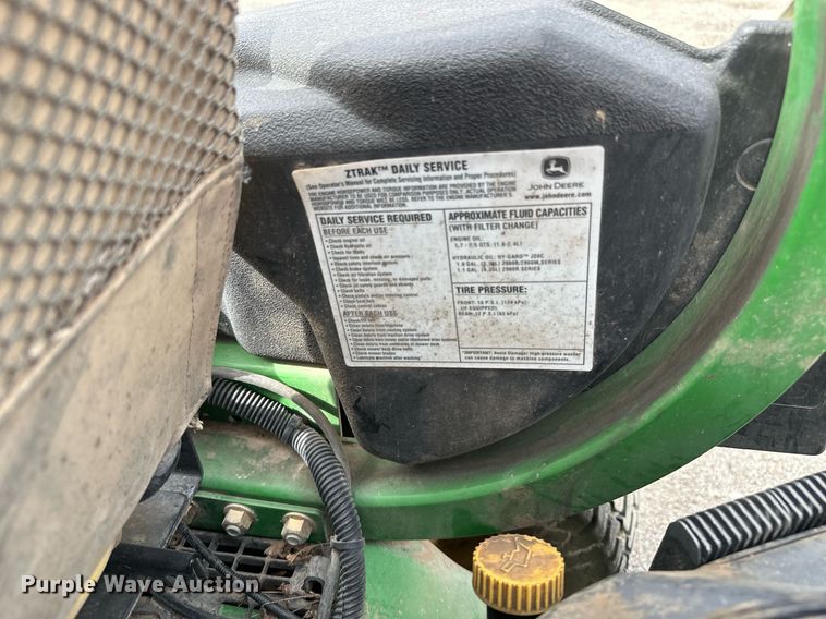 image for item KV9880 John Deere Z930M ZTR lawn mower