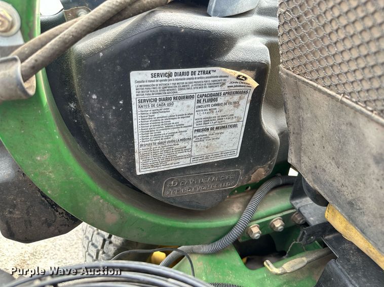 image for item KV9880 John Deere Z930M ZTR lawn mower