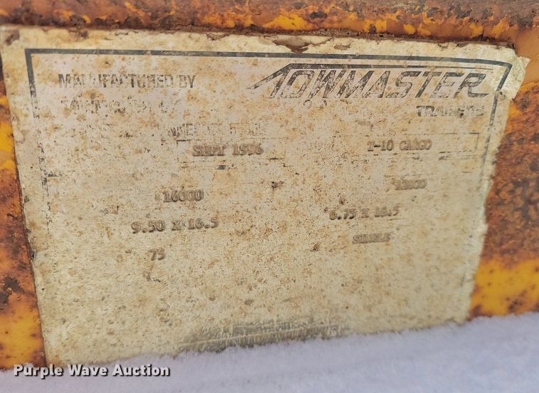 image for item LA9532 1997 Tow Master pole trailer