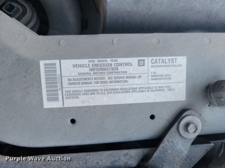 image for item LA9588 2008 Pontiac  Grand Prix 