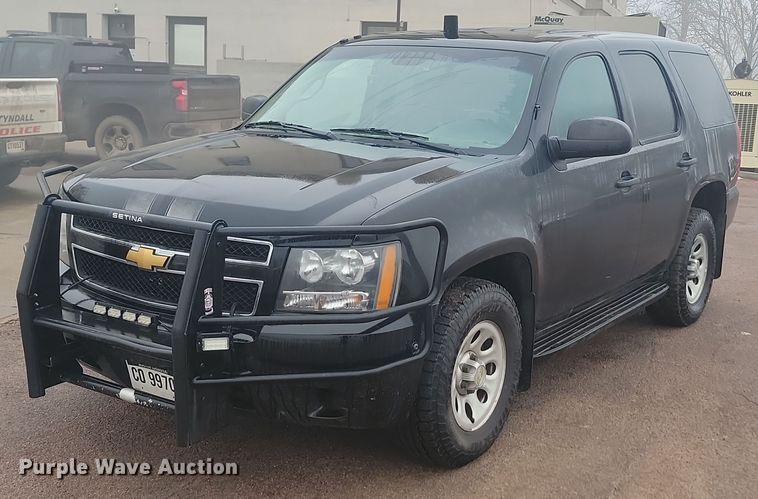 image for item LA9614 2013 Chevrolet  Tahoe Police SUV