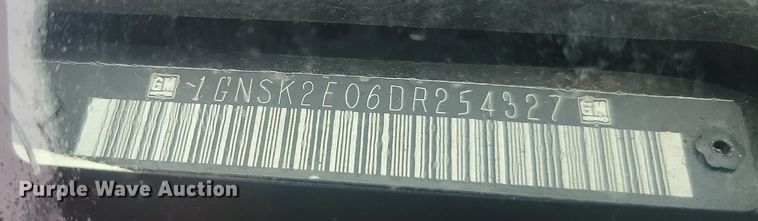 image for item LA9614 2013 Chevrolet  Tahoe Police SUV