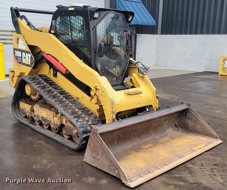 image for item LA9649 2013 Caterpillar 299DXHP tracked skid steer loader