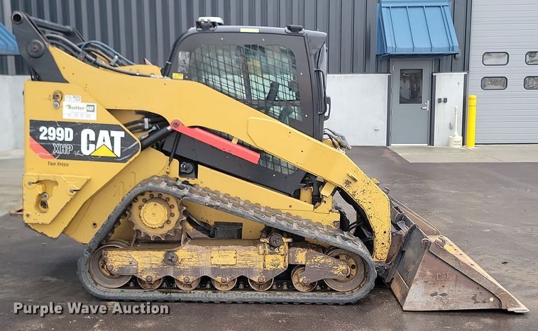 image for item LA9649 2013 Caterpillar 299DXHP tracked skid steer loader