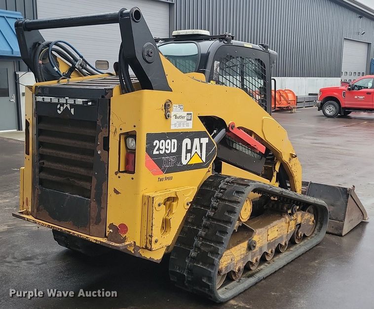 image for item LA9649 2013 Caterpillar 299DXHP tracked skid steer loader