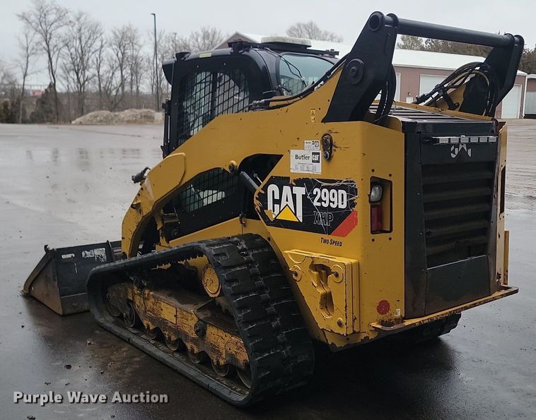 image for item LA9649 2013 Caterpillar 299DXHP tracked skid steer loader