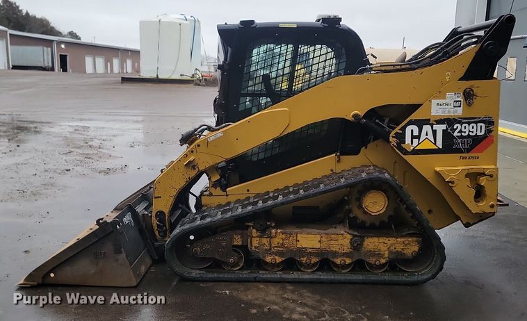 image for item LA9649 2013 Caterpillar 299DXHP tracked skid steer loader