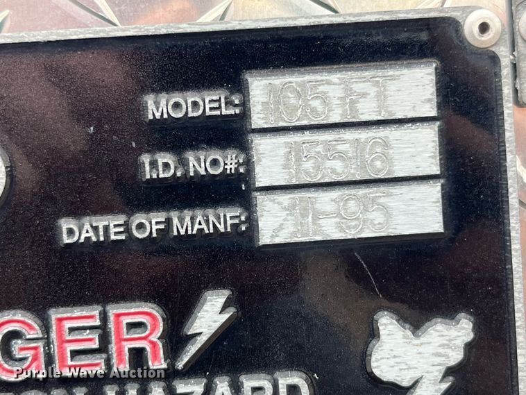 image for item LD9939 1995 E-One fire truck