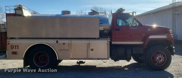 image for item MI9935 1999 Chevrolet C8500 tanker fire truck