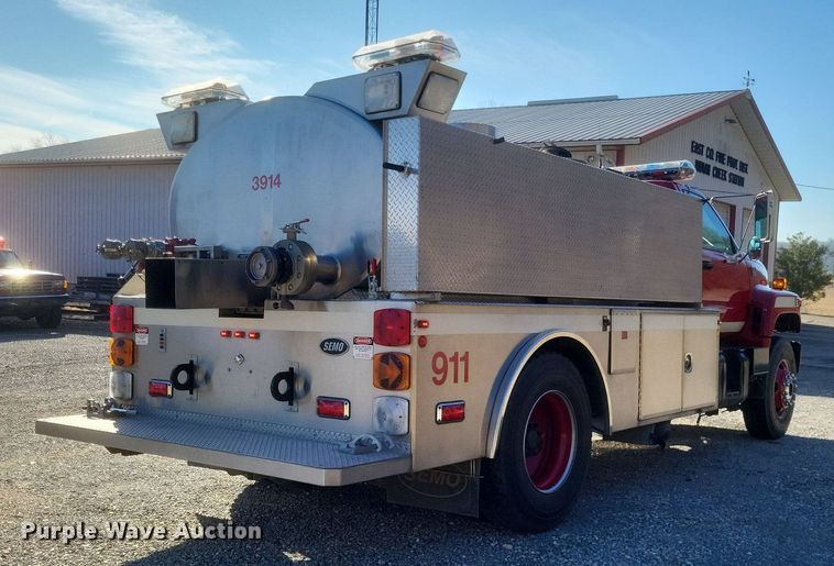 image for item MI9935 1999 Chevrolet C8500 tanker fire truck