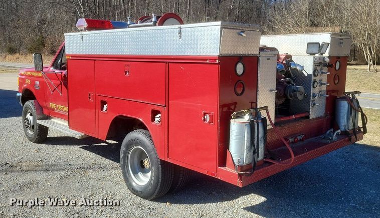 image for item MI9936 1988 Ford F350 XL brush fire truck