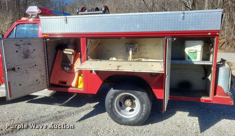 image for item MI9936 1988 Ford F350 XL brush fire truck