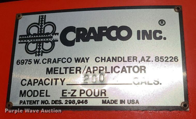 image for item MQ9614 Crafco EZ Pour melter applicator
