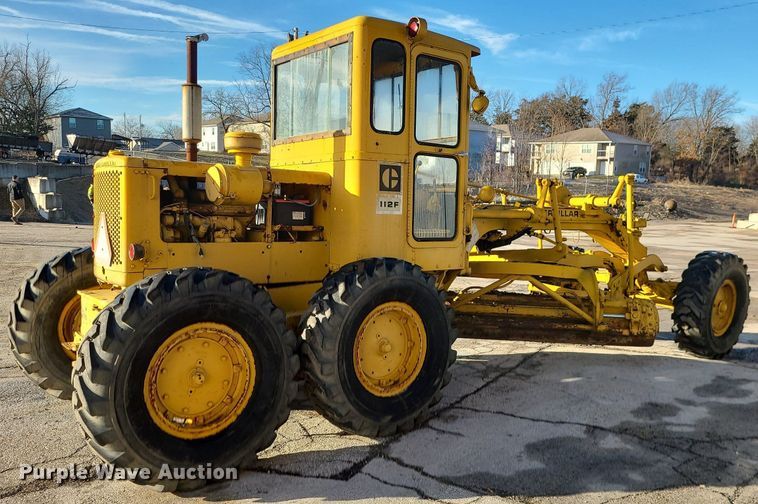 image for item MQ9615 1971 Caterpillar  112F rigid frame motor grader