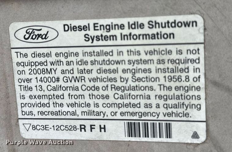 image for item NA9780 2009 Ford E450 Super Duty  shuttle bus