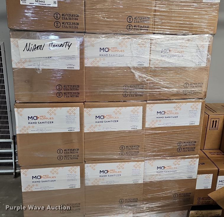 image for item NE9442 (45) cases Mo+ Med Supplies hand sanitizer