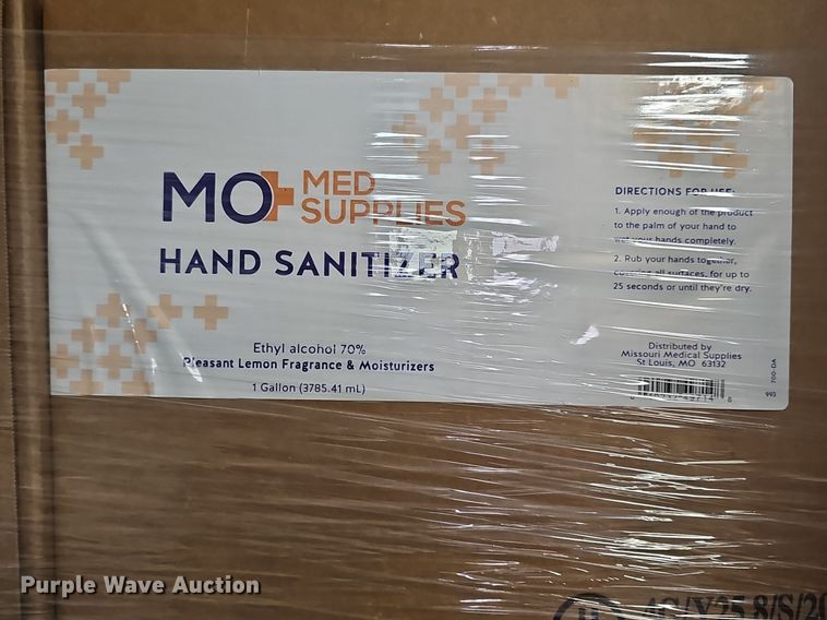 image for item NE9442 (45) cases Mo+ Med Supplies hand sanitizer