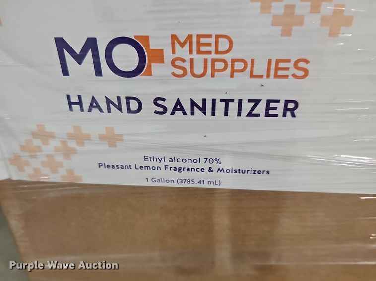 image for item NE9442 (45) cases Mo+ Med Supplies hand sanitizer