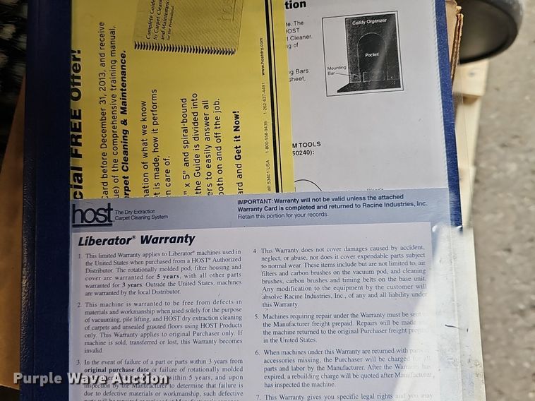 image for item NE9461 Janitorial equipment 