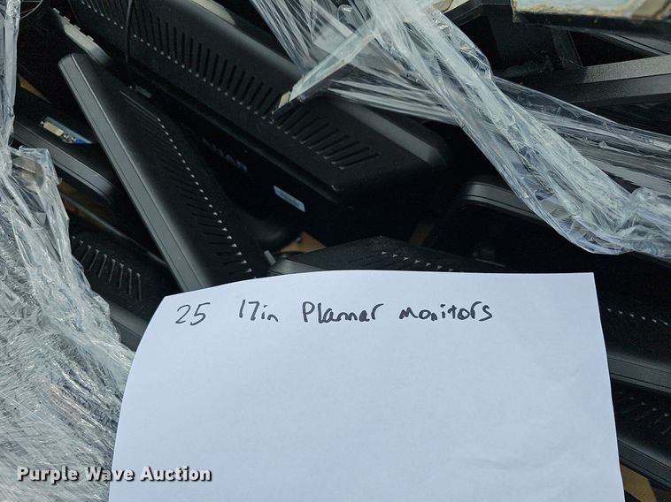 image for item NE9474 Approximately 25 Planar monitors 