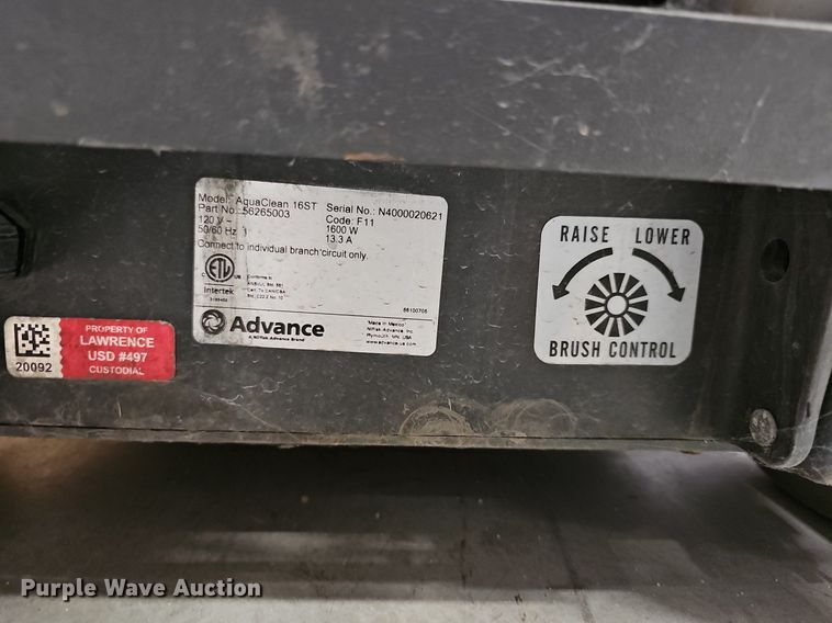 image for item NE9520 Janitorial equipment 