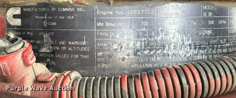 image for item NI9778 2008 Freightliner Business Class M2 inmate transport bus