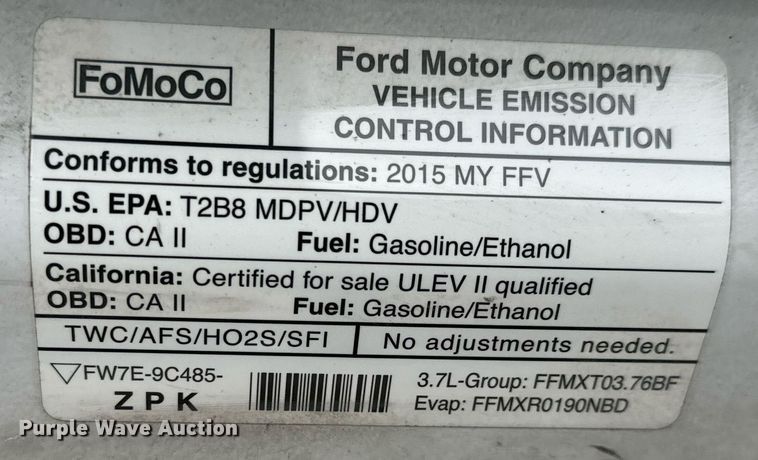 image for item NI9784 2015 Ford Transit 350 van