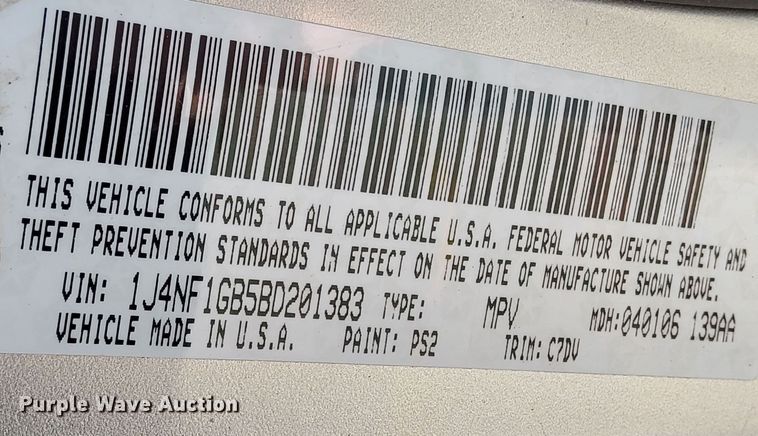 image for item NJ9539 2011 Jeep Patriot  SUV