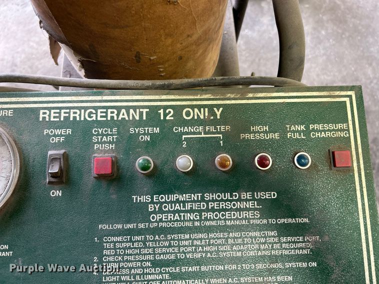 image for item NJ9557 Four Seasons  59900 refrigerant recycling and recharging system