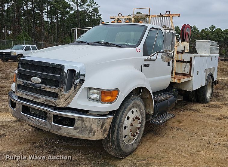 image for item NP9161 2008 Ford F750 Super Duty XL utility / service truck